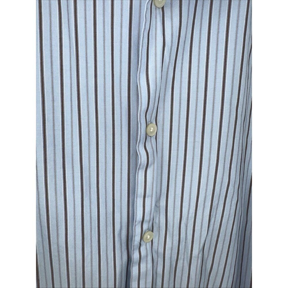 Banana Republic Mens XL Long Sleeve Button Up Cotton Shirt Multicolor Stripes - Picture 2 of 8